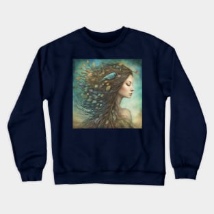 Nest Head Lady Crewneck Sweatshirt